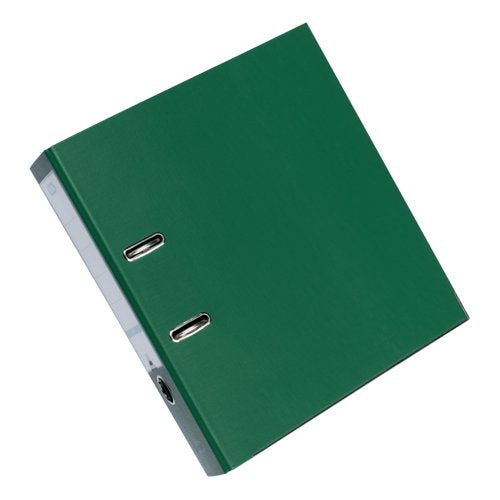 Elba 70Mm Lever Arch File Plastic Green A4 100202174