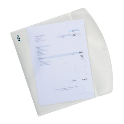 Elba Snap Wallet A4 Clear (5 Pack) 400123618