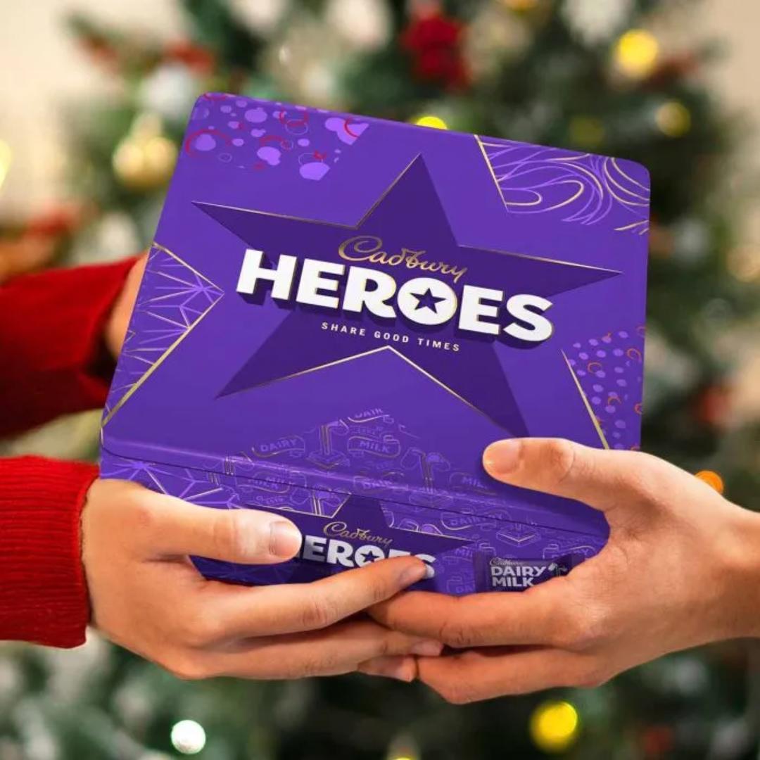 Cadbury Heroes Square Limited Edition Gift Tin 700g