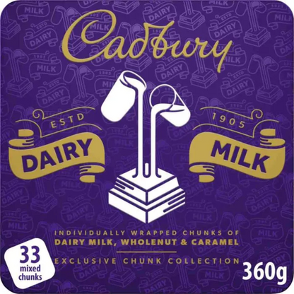 Cadbury Mixed Chunks Collectible Gift Tin 360g