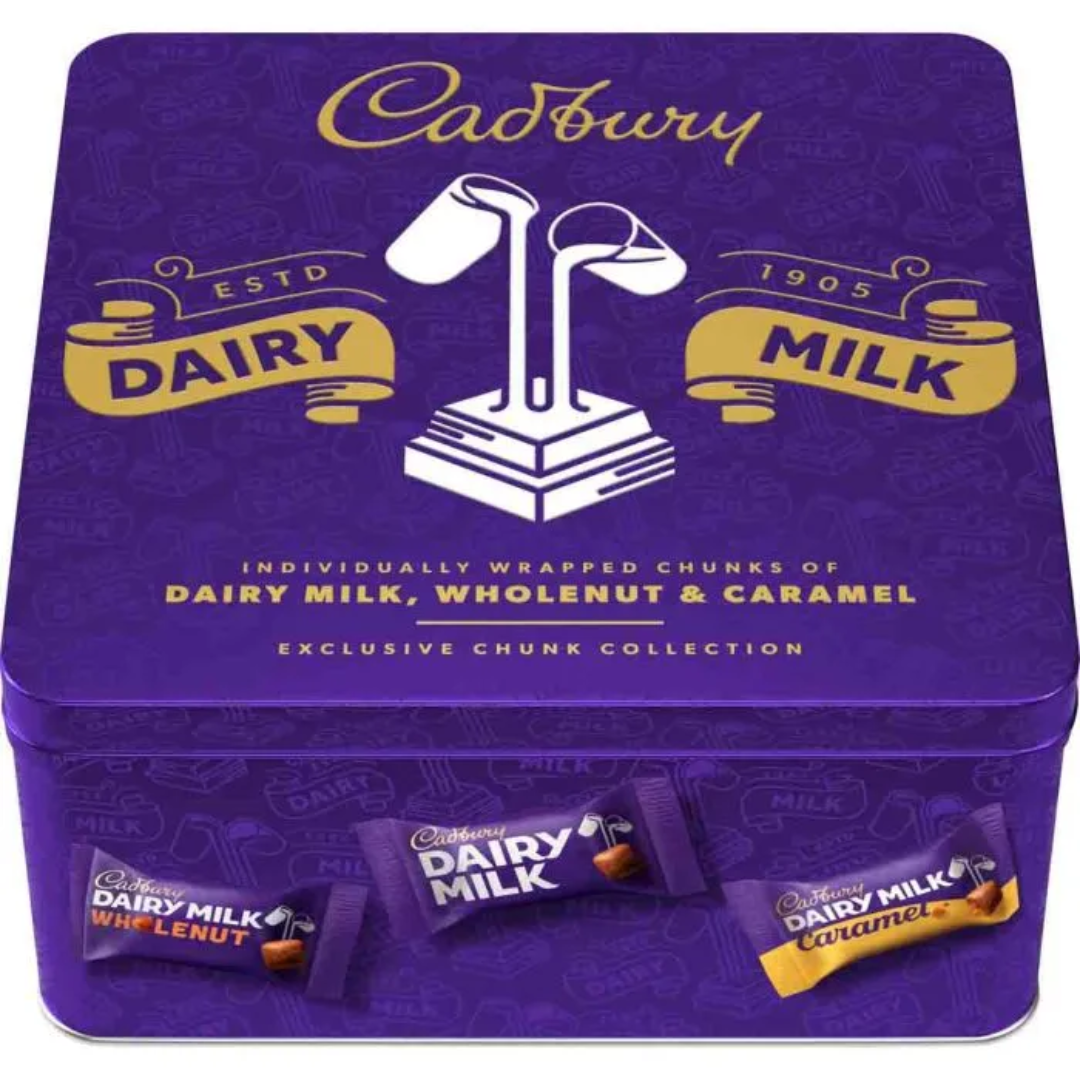 Cadbury Mixed Chunks Collectible Gift Tin 360g