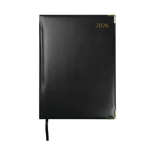 Collins Manager Diary Week To View Appointment Black 2026 1210V26