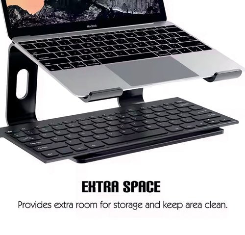 Contour Ergonomics Riser Style Laptop Stand For Laptops Up To 17 Inches Black CE10138