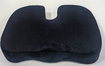 Contour Ergonomics Memory Foam Seat Cushion with Cooling Gel Black CE50026