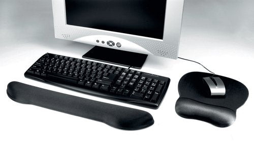 Contour Ergonomics Memory Foam Mouse Mat Wristrest Black CE77698