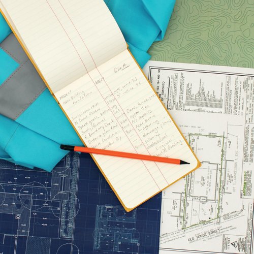 Exacompta Chartwell Plain Weather Resistant Field Book 130x205mm 2006