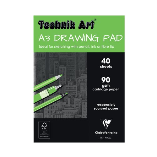 Technik Art Drawing Pad A3 90gsm XPC3