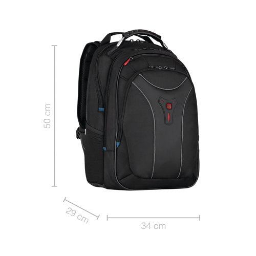 Wenger Carbon 17 Inch Laptop Backpack Black 600637