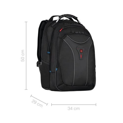 Wenger Carbon 17 Inch Laptop Backpack Black 600637