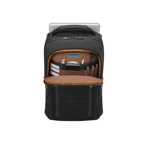 Wenger City Traveller Carry-On 16 Inch Backpack with Tablet Pocket Black 606490