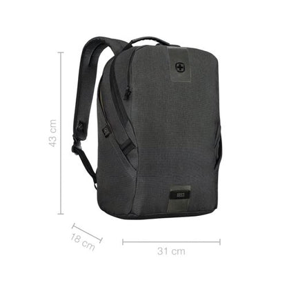 Wenger MX ECO Light 16 Inch Laptop Backpack with Tablet Pocket Black 612262
