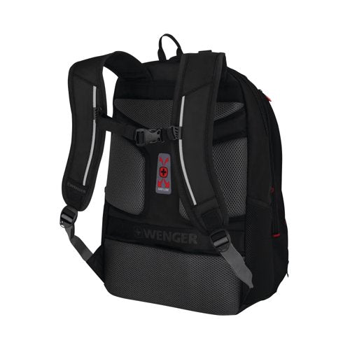 Wenger Carbon Pro Business Backpack with 15.6 Inch Laptop Sleeve and Tablet Pocket Black 653129
