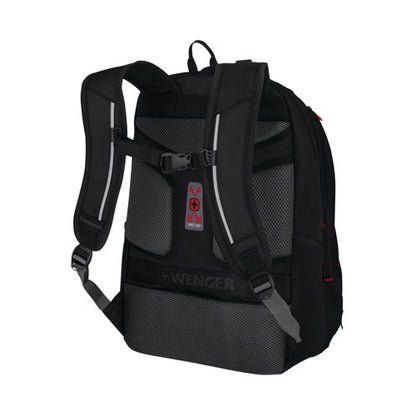 Wenger Carbon Pro Business Backpack with 15.6 Inch Laptop Sleeve and Tablet Pocket Black 653129
