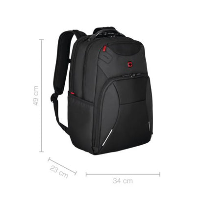 Wenger Cosmic 17 Inch Laptop Backpack with Tablet Pocket Black 653187