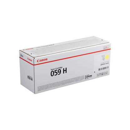 Canon 059H Toner Cartridge High Yield Yellow 3624C001