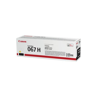 Canon 067H Toner Cartridge High Yield Yellow 5103C002