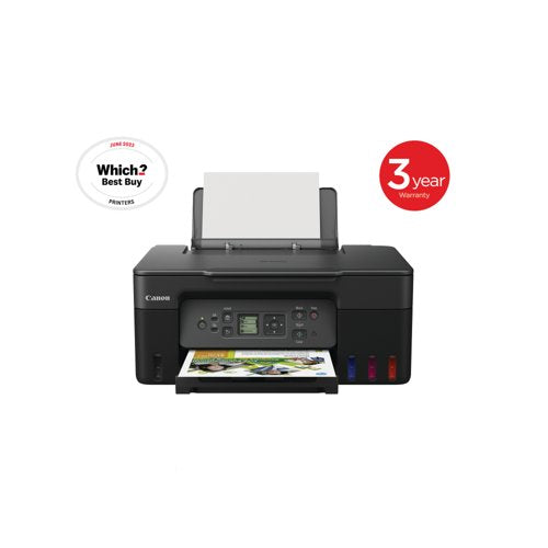 Canon PIXMA G3570 A4 3-in-1 Wireless Colour MegaTank Inkjet Printer Black 5805C008