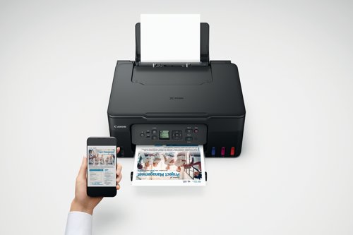 Canon PIXMA G3570 A4 3-in-1 Wireless Colour MegaTank Inkjet Printer Black 5805C008