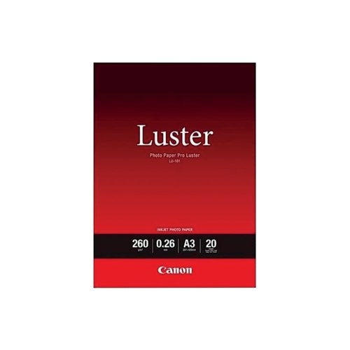 Canon Pro Luster A3 Photo Paper (Pack of 20) 6211B007