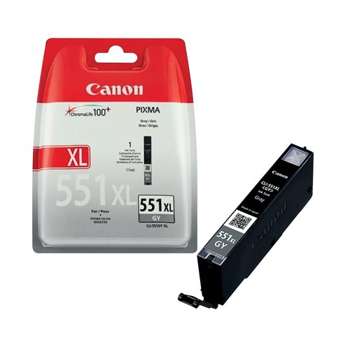 Canon CLI-551XL Ink Cartridge High Yield Grey 6447B001