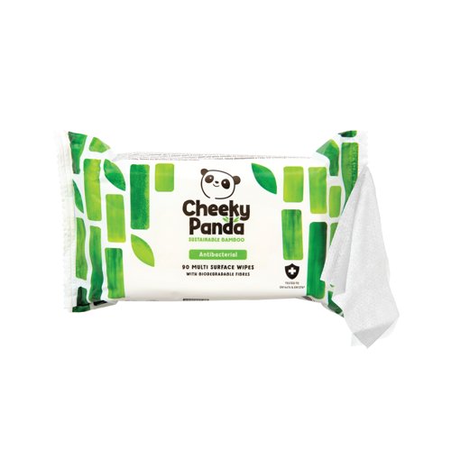 Cheeky Panda Antibacterial Multi Surface Wipes 90 Wipes (Pack of 6) 706117