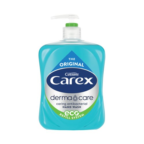 Carex Antibacterial Liquid Hand Wash 500ml Blue (Pack of 6) 0604256