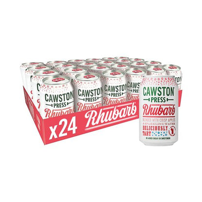 Cawston Press Sparkling Rhubarb Soft Drink 330ml Can (Pack of 24) CANS102