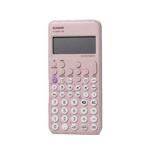 Casio FX-83GTCW Plus Scientific Calculator Pink FX-83GTCW-PK-WUT