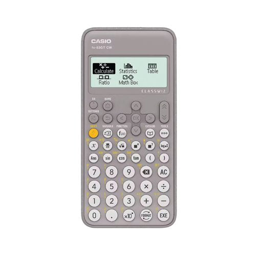 Casio FX-83GTCW Plus Scientific Calculator Grey FX-83GTCW-GY-WUT