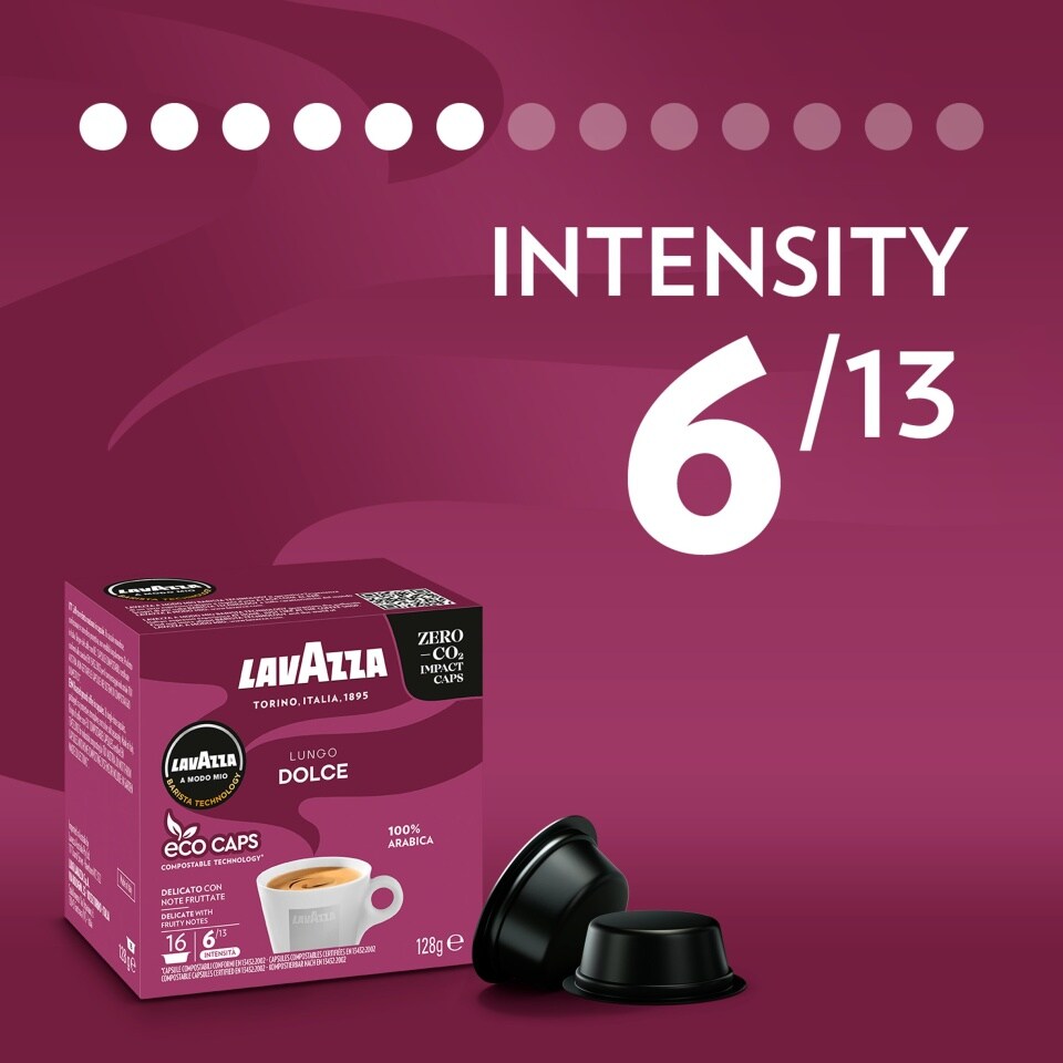 Lavazza Modo Mio Lungo Dolce Capsules 16's