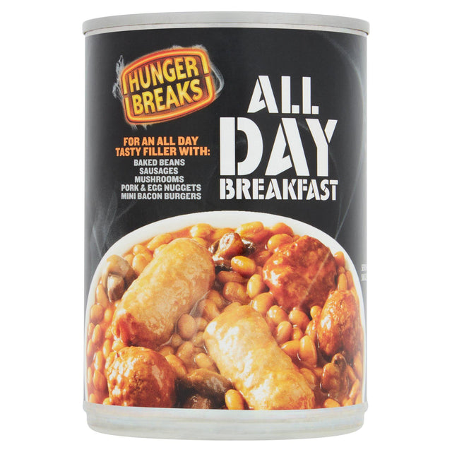 Princes Hunger Breaks All Day Breakfast | Meal in a tin | 6 x 395g