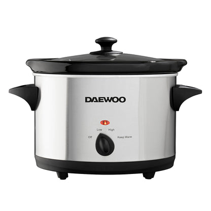 Daewoo 3.5 Litre Slow Cooker 210W Efficient Dishwasher Safe