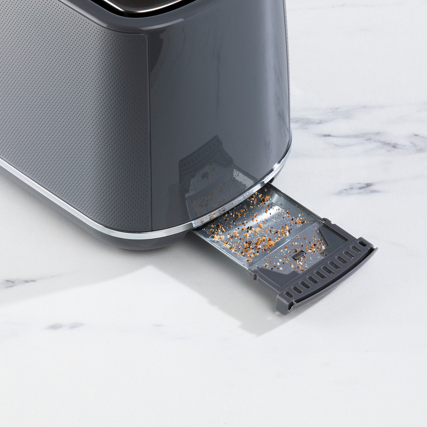 Daewoo Stirling Two Slice Toaster | Reheat & Defrost | 7 Browning Functions | Grey