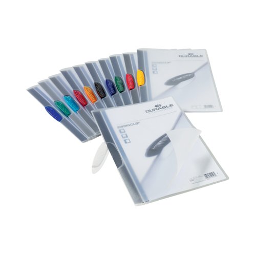 Durable Clip folder SWINGCLIP 30 A4 Assorted (Pack of 25) 2260/00
