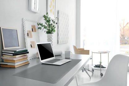 Durable Smooth Non-Slip Desk Mat 65x52cm Grey 710310