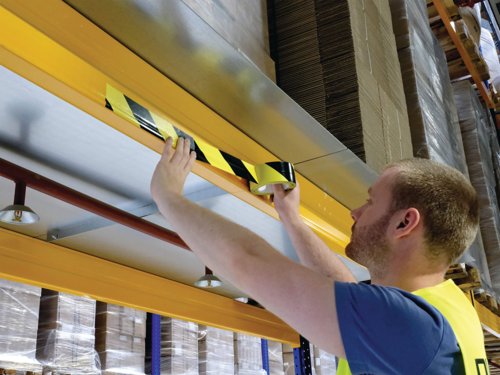 Durable Duraline Floor Marking Tape 50mm x 33m Yellow/Black 1044130