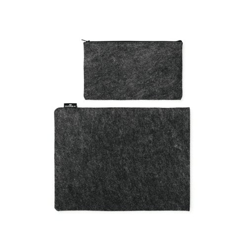 Durable Recycled Felt Protective Laptop Sleeve 13 Inch with Accessory Bag 507058