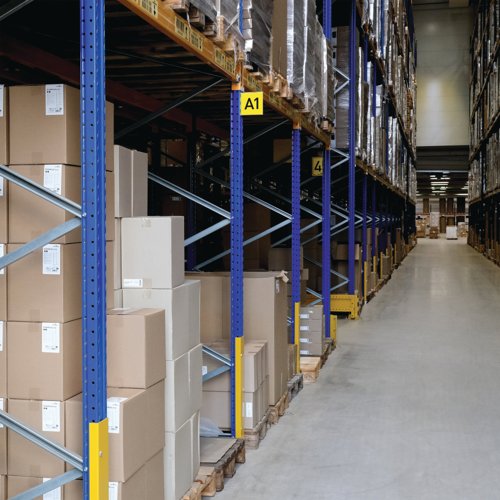 Durable Magnetic Warehouse Aisle Sign 149 x 149mm (Pack of 10) 187119