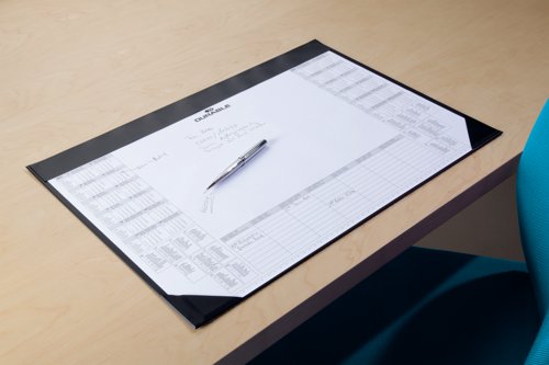 Durable Calendar Desk Mat 590x420mm Black 729801