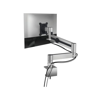 Durable Monitor Mount PRO for 1 Screen Up to 27 Inch with Desk Clamp Attachment 508323
