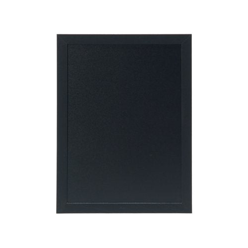 Securit Woody Chalkboard with White Chalk Marker and Mounting Kit 300xx10x400mm Black WBW-BL-30-40