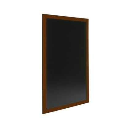 Deflecto Wall Mounted Chalkboard 400x600mm Teak WCB-40-60-TE