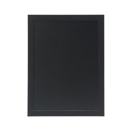 Deflecto Wall Mounted Chalkboard 300x400mm Black WCB-30-40-BLK