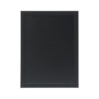 Deflecto Wall Mounted Chalkboard 400x600mm Black WCB-40-60-BLK