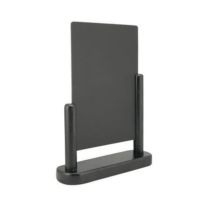 Deflecto Double Sided Large Countertop Chalkboard Information Display Black TCB-LG-BLK