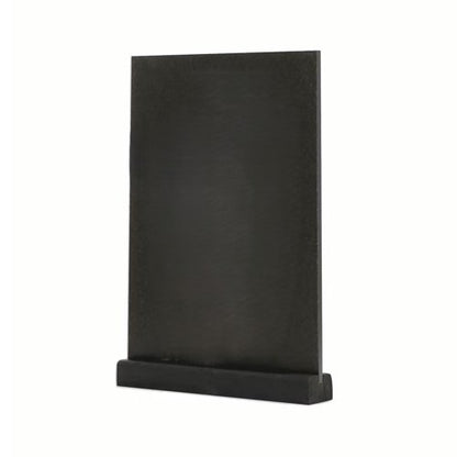 Deflecto Double Sided A4 Countertop Chalkboard Information Display Black (Pack of 4) TCB-A4-BLKX4