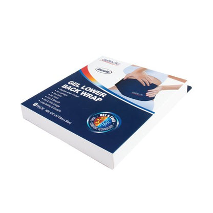 Deflecto Reusable Cool and Heat Pack for Lower Back Blue DEFCP-LBCK