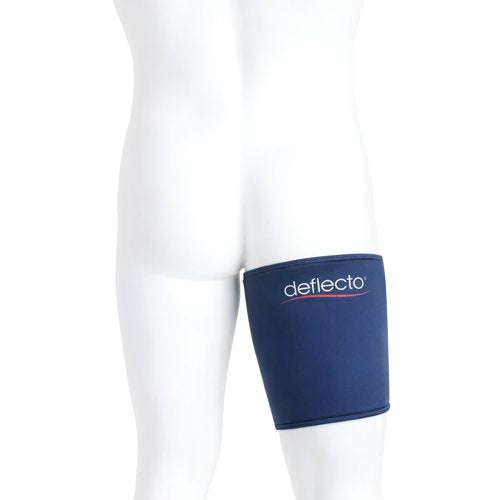 Deflecto Reusable Cool and Heat Sleeve for Thighs Large Blue DEFCS-LG