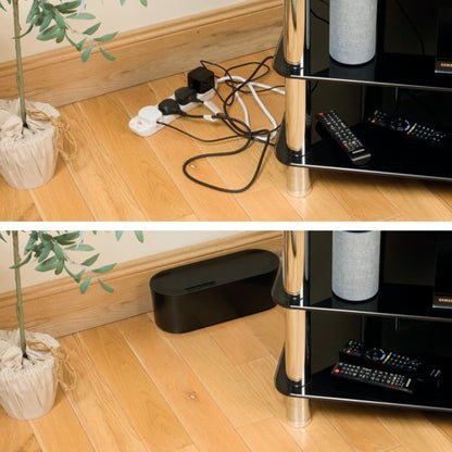 D-Line Cable Tidy Unit 340x120x115 Small Black EU/CTUSmlB/SW