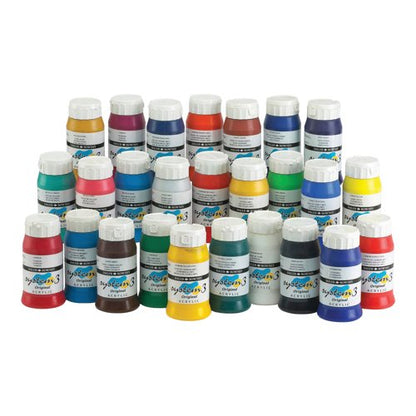 Daler-Rowney System 3 Acrylic Paint 500ml Burnt Sienna 005966